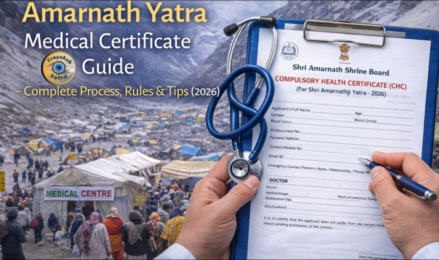 Amarnath Yatra Medical Certificate Guide – Complete Process, Rules & Tips (2026)