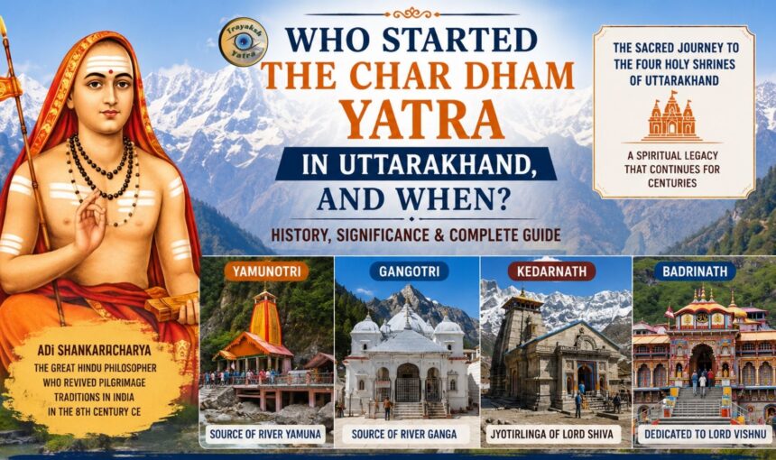 Who Started the Char Dham Yatra in Uttarakhand, and When?