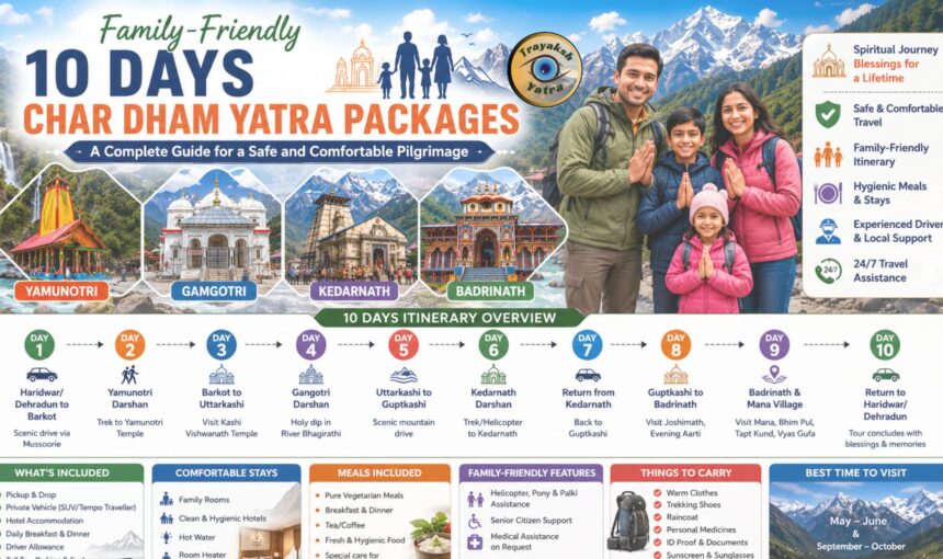Family-Friendly 10 Days Char Dham Yatra Packages: A Complete Guide for a Safe and Comfortable Pilgrimage