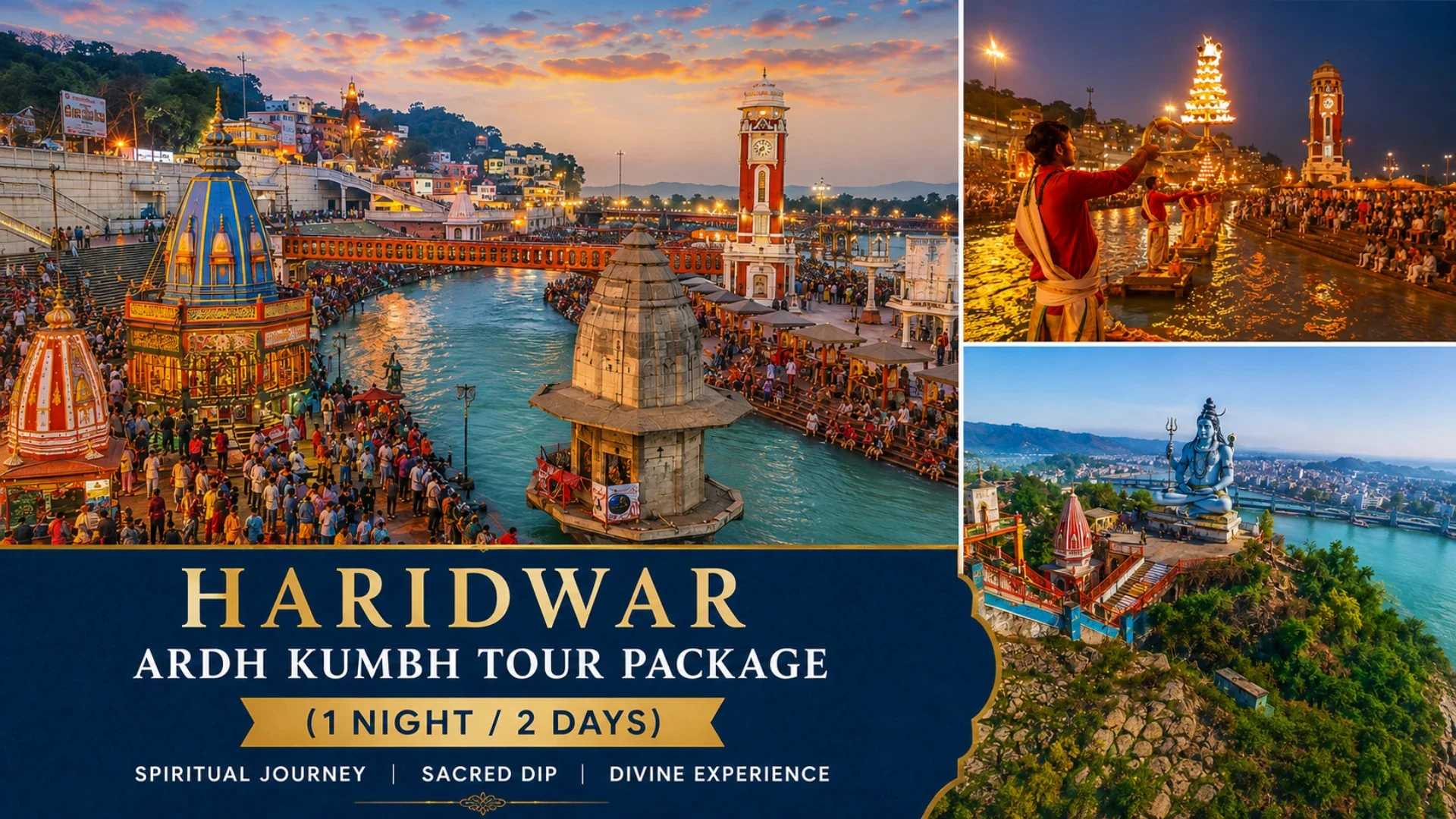 Haridwar Ardh Kumbh (1N/2D)