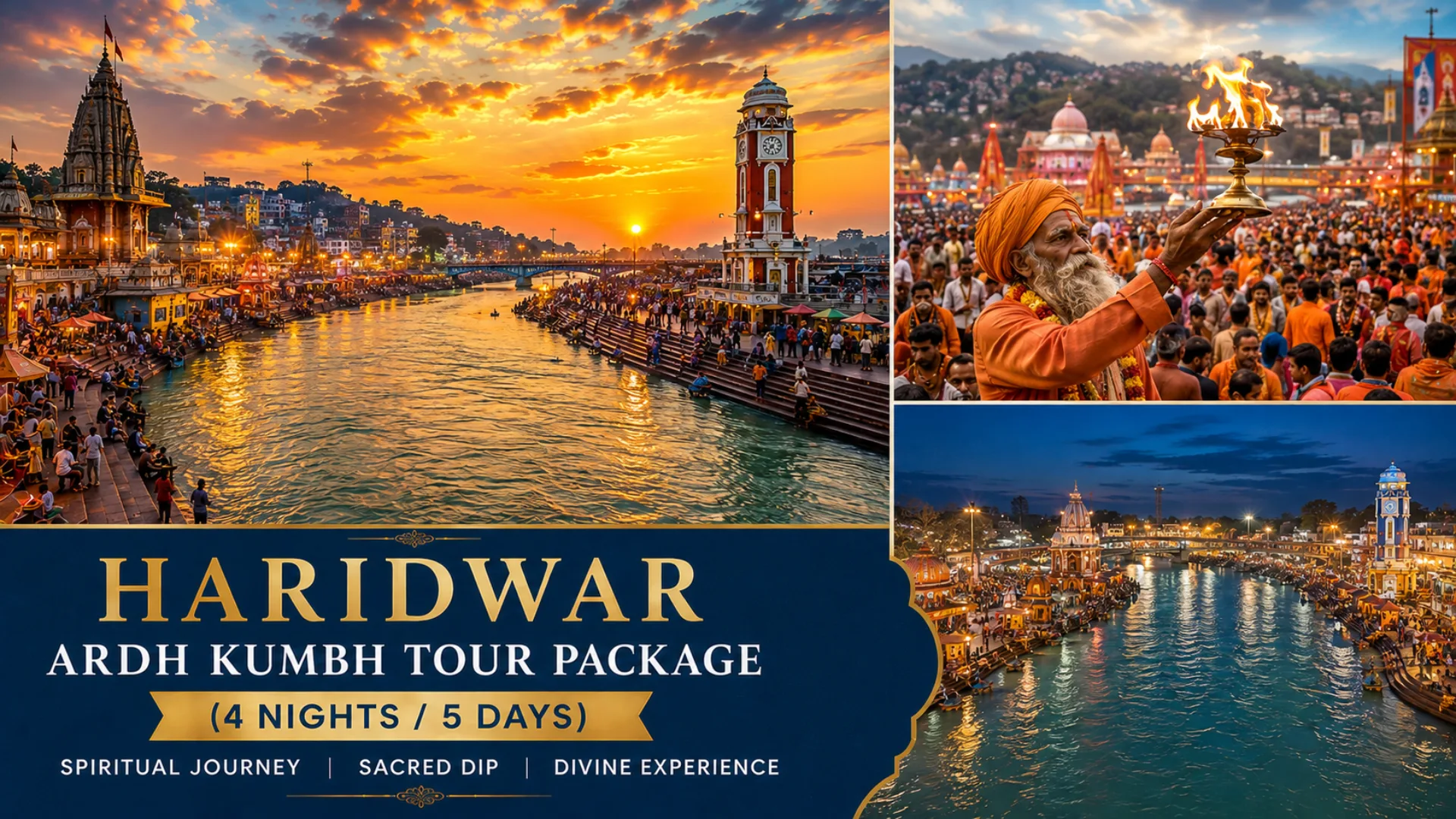 Haridwar Ardh Kumbh (4N/5D)