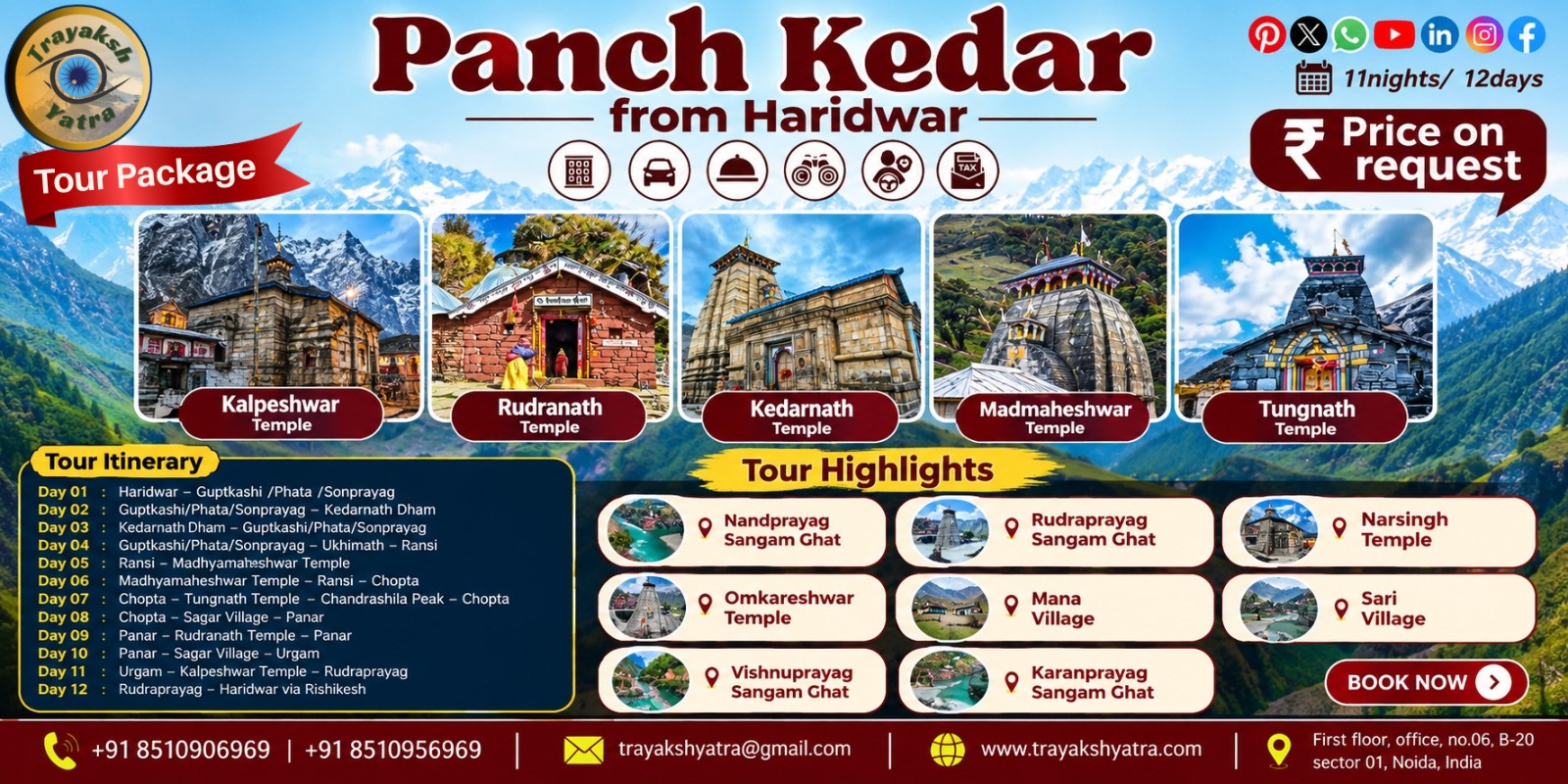 Panch Kedar From Haridwar Explore The Untold Spiritual Beauty Of Uttarakhand