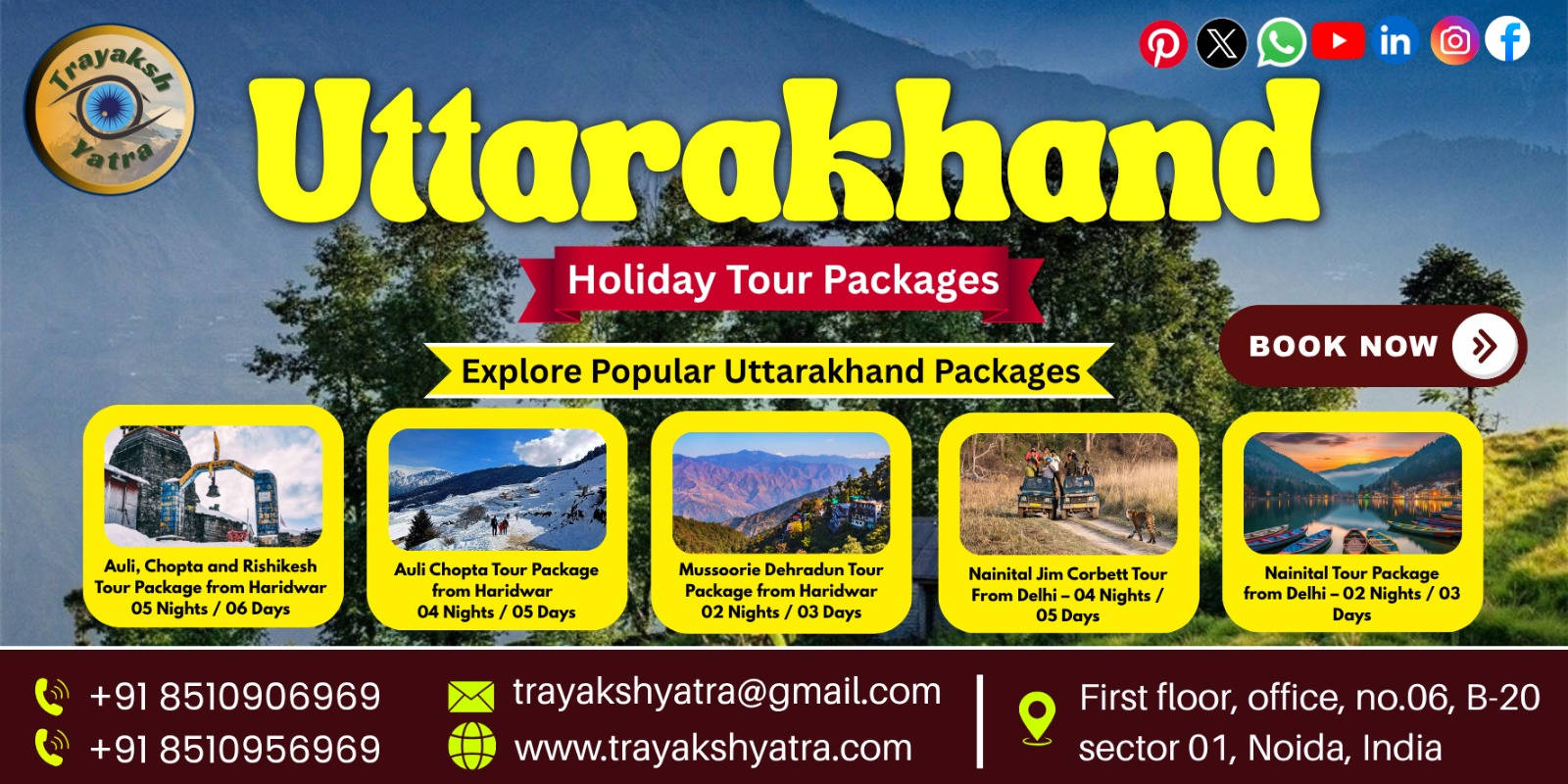 Uttarakhand Holiday Tour Package