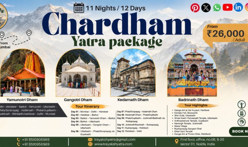 Chardham Yatra By Road Complete 11-Day Itinerary From Delhi